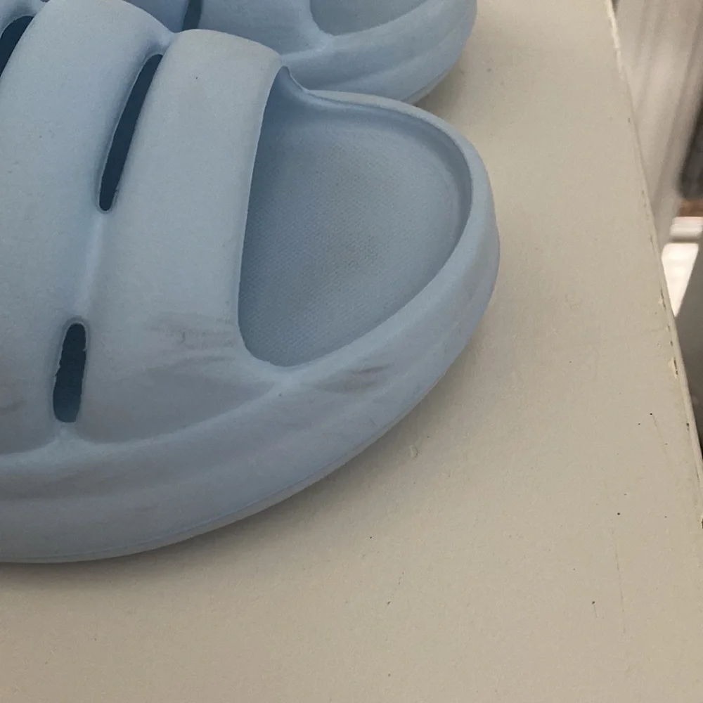 ❗️SOLD❗️Ugg Baby Blue Sports Yeah Eva Rubber Sandals Size 10 - Picture 4 of 7